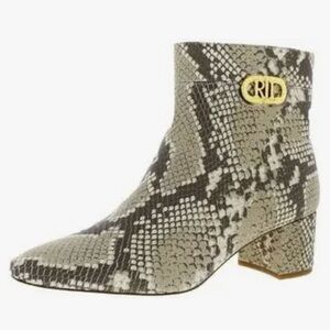 Laureen Ralph Lauren Python Ankle Boots Size 6
